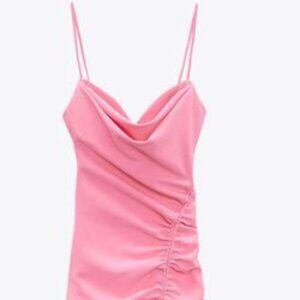 Zara Pink Midi Dress- Large